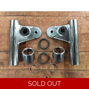 1976-79 Kawasaki KZ750B Fork Ears Headlight Brackets 44064-025 44033-076 44034-076